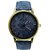 Asgard Round Dial Blue Leather Strap Watch for Men