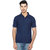 Ansh Fashion Wear Cotton Blend Polo T-Shirt Pack Of 3