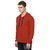 Jangoboy Solid Men's Hooded Red T-Shirt