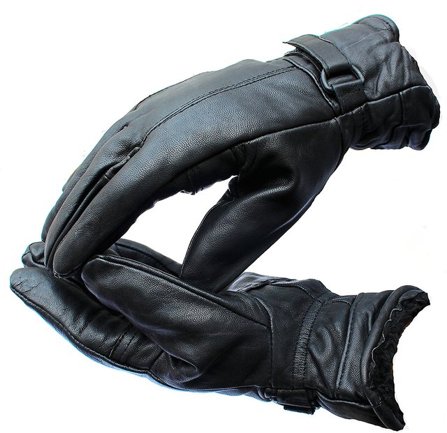 mens black winter gloves