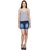 Rock Hudson Women's Blue Strechable Denim Shorts