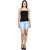 Rock Hudson Women's Blue Strechable Denim Shorts