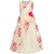 Meia for girls Pink floral printed party wear Net dress