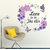 Wall Dreams Flowers with butterflies Wall Stickers(65cmX65cm)