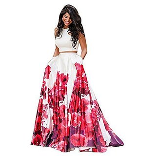 women gowns for girls party wear 20 years collections by Rudra Creation