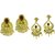 Aarsh Traditional Gold Alloy Jhumki Earrings For Women and girl