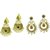 Aarsh Traditional Gold Alloy Jhumki Earrings For Women and girl