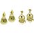 Aarsh Traditional Gold Alloy Jhumki Earrings For Women and girl
