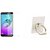 Combo Of Crystal Clear Full Screen Tempered Glass Screen Protector Samsung Galaxy J3 With OTG Adaptor  Mobile Phone Ri