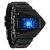 NG Black Digital LED Rocket Watches for Men