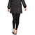Riya Lycra Woolen Black colour leggings