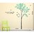 Wall Dreams Tree with branches and birdscage Wall Stickers(60cmX90cm)