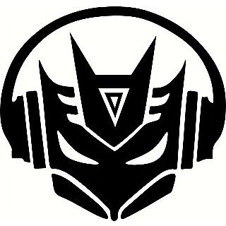 Buy Black Transformer Decepticon Logo Car Sticker Decal 