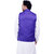 DEPLO Blue Cotton Men's Nehru Jacket