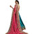 Pink Georgette EMBROIDERY Saree with Blouse pis