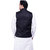 DEPLO Black Cotton Men's Nehru Jacket