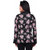 RIVI Designer Black Polyester Full Sleevess Button Down Women's Top (RV003)