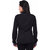 RIVI Designer Black Polyester Full Sleevess Button Down Women's Top (RV004)