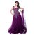 Dwarkesh Fashion  violet  Net Dress Material