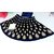 Dwarkesh fashion Emberoidered Velvet Lehenga Cholis(Mastani BlueFree Size)