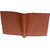 Set of Two Men Brown Leather Wallet