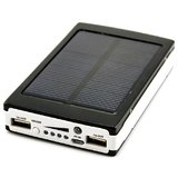 Hamine solar with 20 led 20000 mah power bank (black)