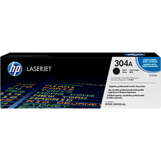 HP 304A Color LaserJet CC530A Black Print Cartridge (Black)