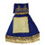 Trilok Fashion Women's Navy Blue Banglori Silk Semi Stitched Embroidered Lehenga Choli-PD104LC1030