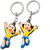 Faynci Multicolor Cute Girl  Boy Rubber KeychainKids collection