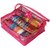 Srajanna Pink Plastic Zipper Bangle Organiser / Bangle Box /Bangle Organiser Box With 3 Rods