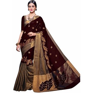 shopclues sarees party wear embroidery