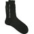 Mercerized Cotton Socks OSOX-996-BLACK-WHITE