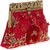 TARUSA Red Silk Material Batua/Purse/Clutch For Women