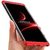 Jma 360 Degree Double Dip 3 in 1 Hard Shockproof Back Case Cover for Samsung Galaxy Note 8 - Red-Black