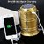 Solar Rechargeable Led Camping Lantern Lamp Light Emergency Lantern