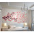 Wall Dreams Red Autumn Leaves Wall Stickers (100cmX210cm)