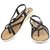 Ladies Sandal Digni Black Flat (DDWF-Z-3-BLACK-40)