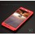 360 Degree Full Body Protection Front  Back Case Cover (iPaky Style) with Tempered Glass for Oppo A37 (Red) + USB LED Light By Mobimon