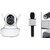 Zemini Wifi CCTV Camera and Q7 Microphone Karake With Bluetooth Speaker for Samsung C7 Pro(Wifi CCTV Camera with night vision |Q7 Microphone Karake With Bluetooth Speaker)