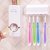Chander Trading  Plastic Automatic Toothpaste Dispenser And Tooth Brush Holder Set Random Color