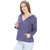 MansiCollections Women's Blue Hoodie