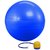 Kobo Gym Ball Anti Burst With Foot Pump, 65cm (Imported)(Blue)