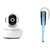 Zemini Wifi CCTV Camera and HM 1000 Bluetooth Headset for XOLO Q500S IPS(Wifi CCTV Camera with night vision |HM 1000 Bluetooth Headset With Mic )