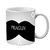 meSleep Moustache Personalized Ceramic Mug for Pragun