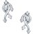CS Jewellers Gameness Silver Earring