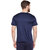 Masch Sports Men Navy Blue Printed Rapid Dry Round Neck T-Shirt