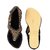 PM TRADERS Women's Black Sandals