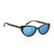 Royal Son Full Rim Cat Eye Sunglasses For Women (RS002CT52 Blue Mirrored Lens)