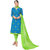 DnVeens Women Pure Chanderi Embroidered Unstiched Suit Salwar Kameez Dress Material With Dupatta BLGNGITCT07 (Unstitched)