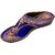 Blue Velvet Flip Flops For Women's